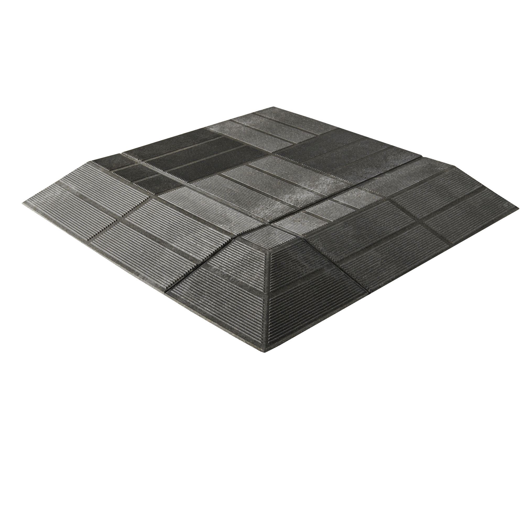 Angara Grey Composite Deck tile edge (W)200mm (T)45mm