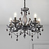 Annelise Chandelier Smoked 5 Lamp Ceiling light
