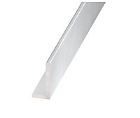 Anodised Aluminium Unequal L-shaped Angle profile, (L)1m (W)40mm