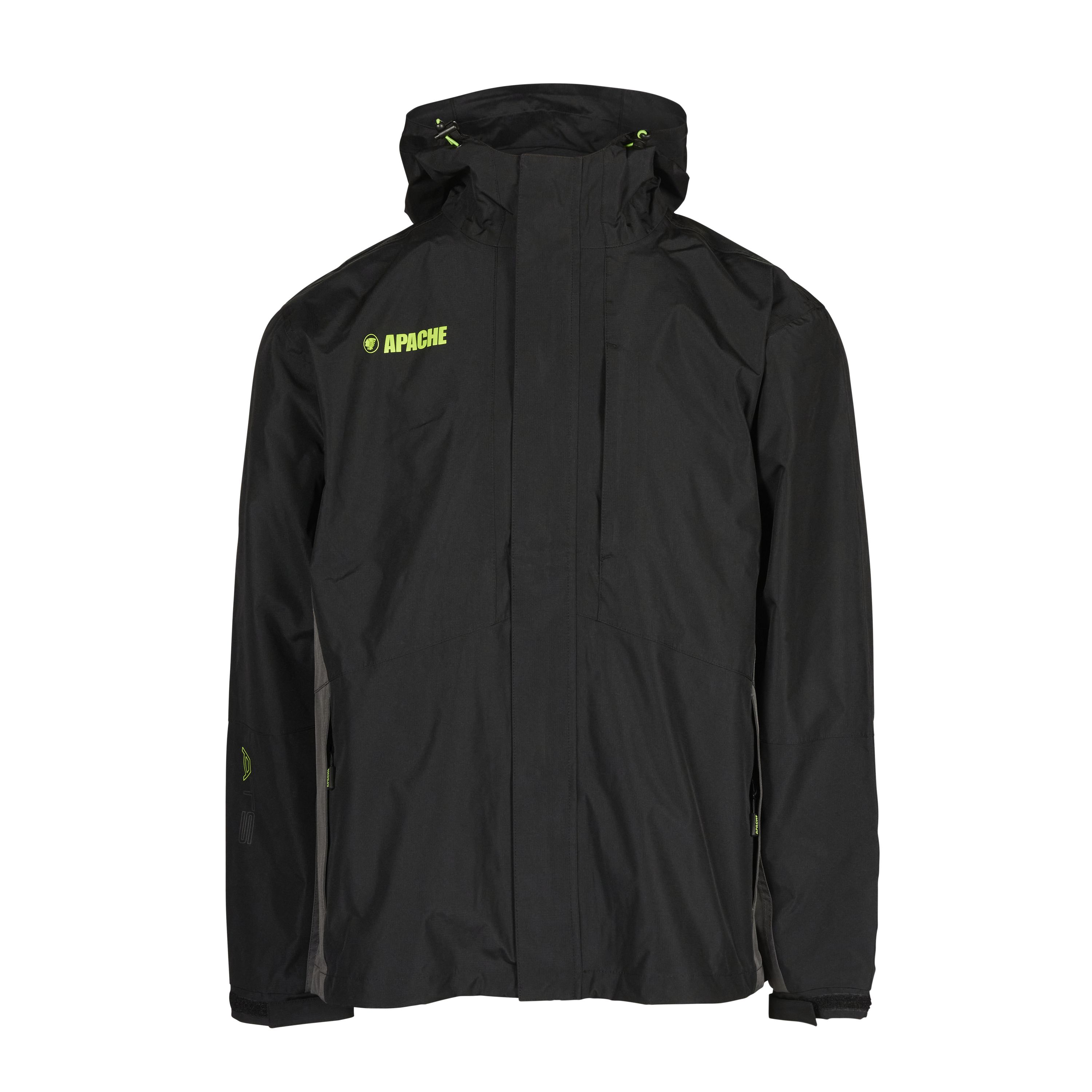Apache Welland Black & grey Waterproof jacket Small