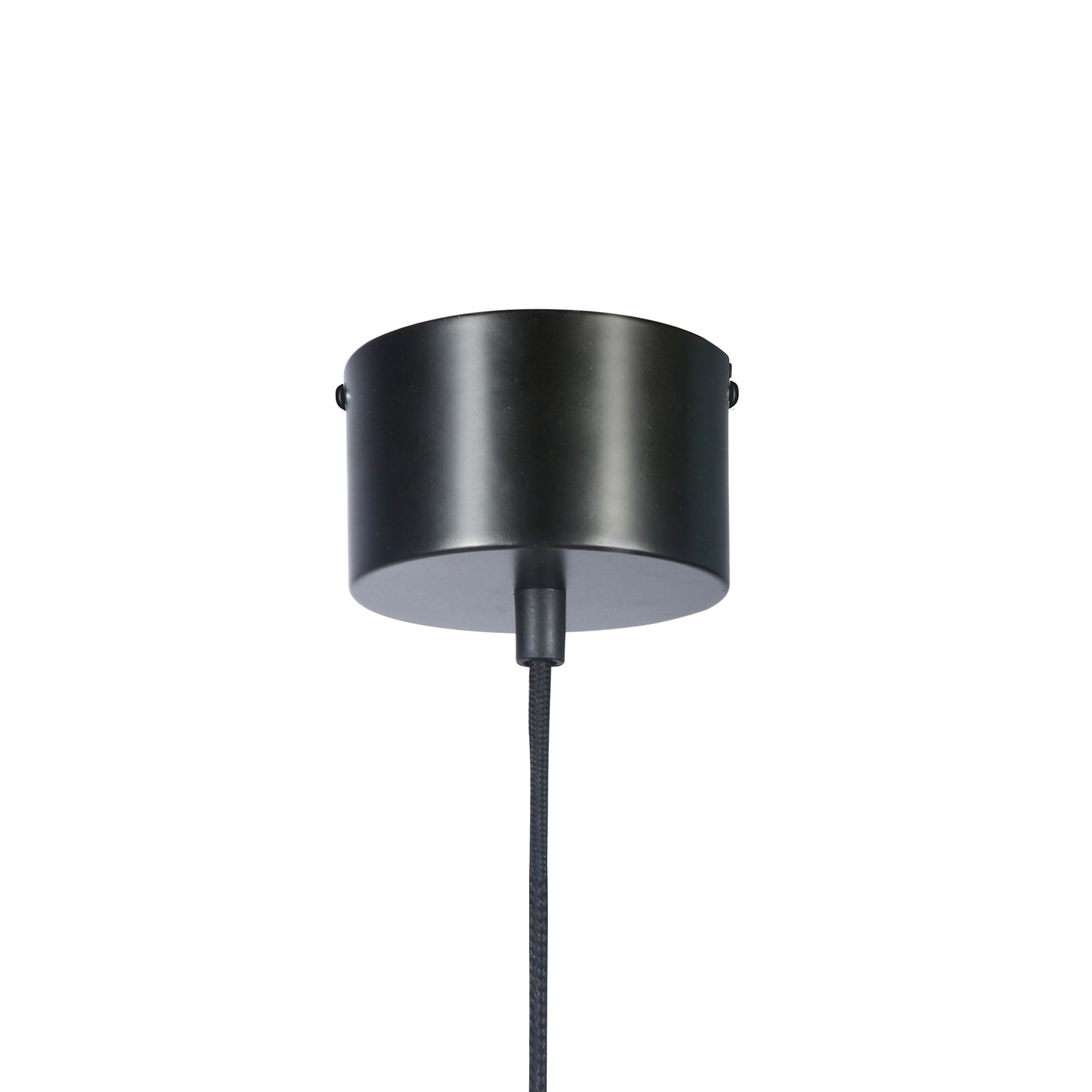 Apennin Matt Black Pendant ceiling light, (Dia)350mm
