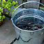Apollo Gardening Silver Galvanised 14L Bucket