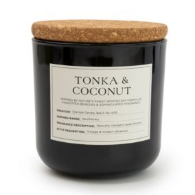 Apothecary Black Tonka & Coconut Medium Jar candle