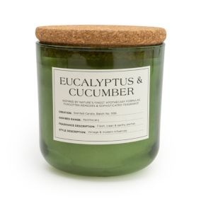 Apothecary Green Eucalyptus & Cucumber Medium Jar candle