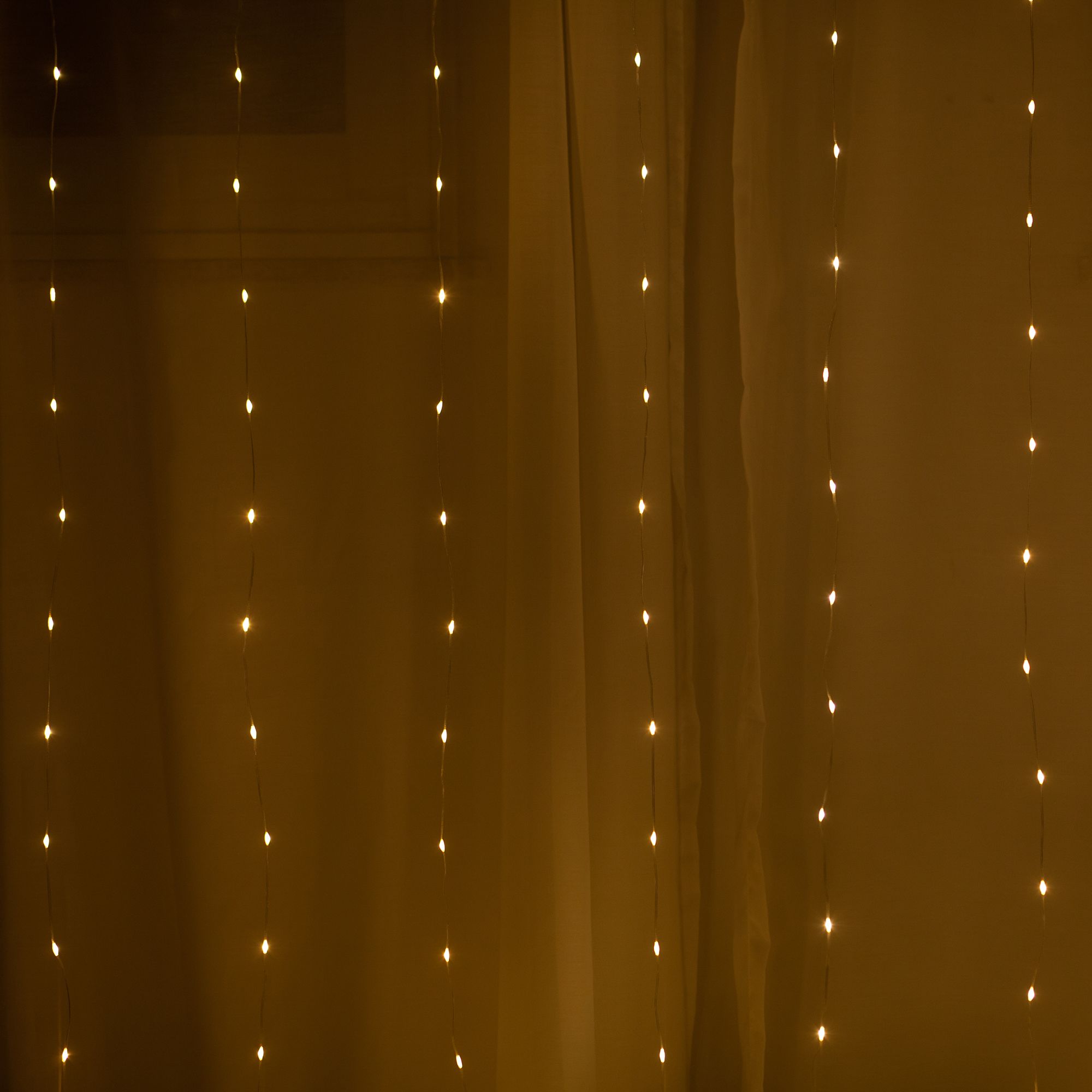 Appam Solar-powered Warm white 300 Integrated LED Outdoor String lights