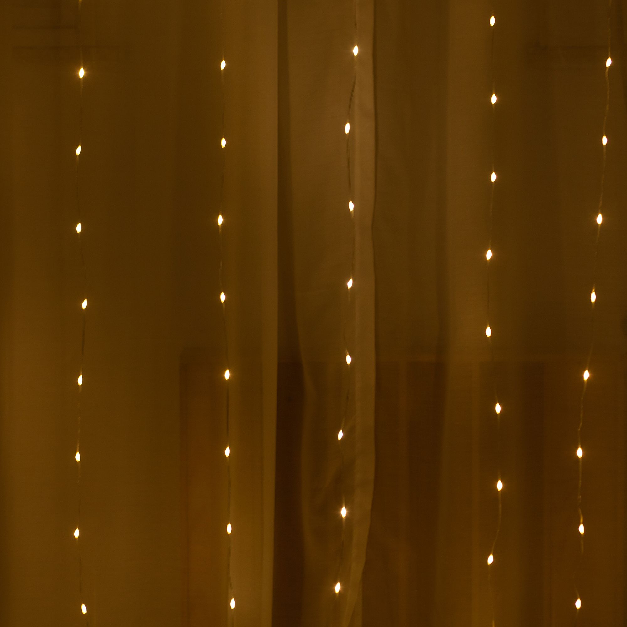 Appam Solar-powered Warm white 300 Integrated LED Outdoor String lights