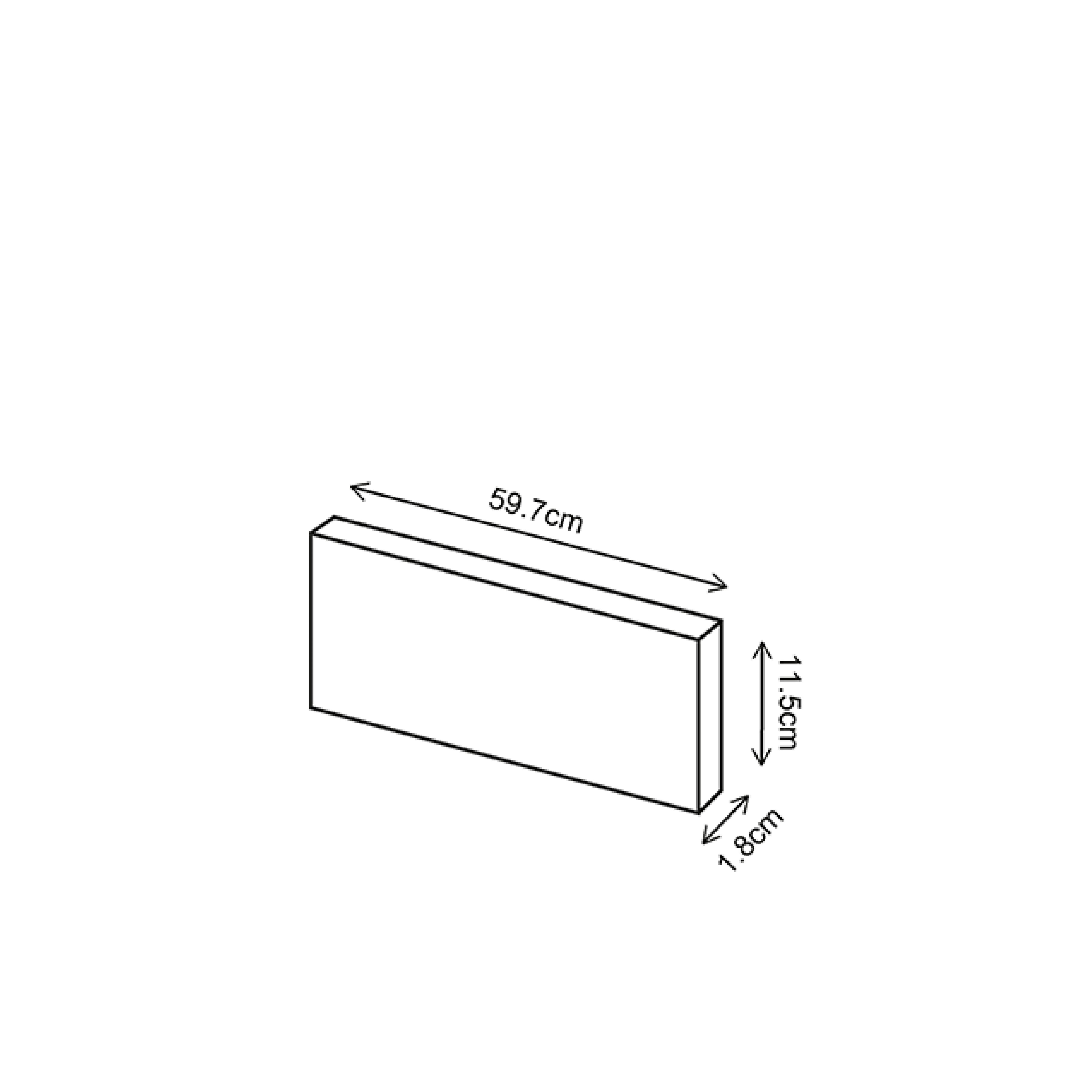 APPLIANCE FILLER PANEL 11.5CM RED