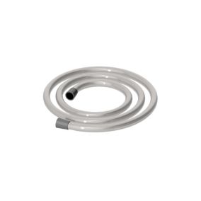 Aquadry Oria Chrome effect PVC Shower hose, (L)1.6m