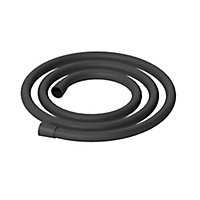 Aquadry Oria Matt Black Polyvinyl chloride (PVC) Shower hose, (L)1160m