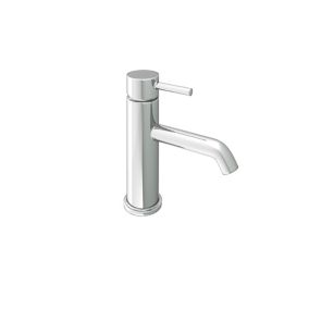 Aquadry Oria Small tall Gloss Chrome effect Thermostatic Sink Mono mixer Tap