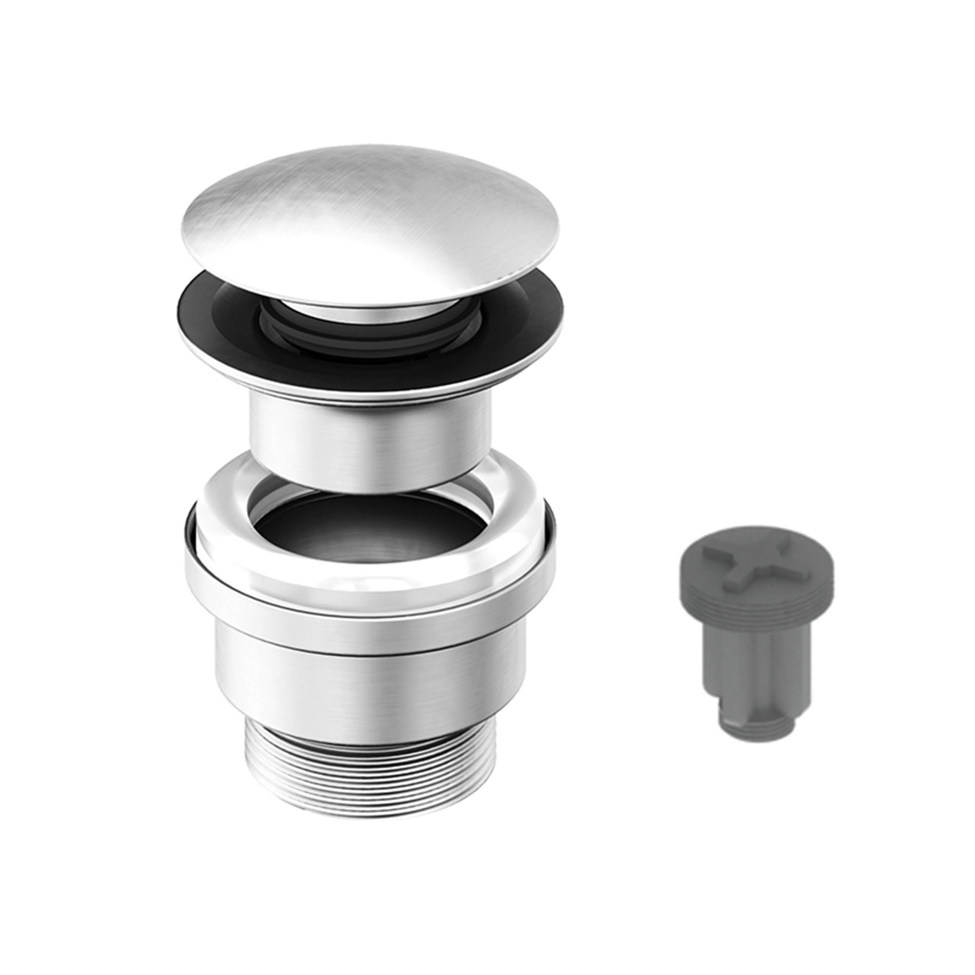 Aquadry Oria Tall Chrome effect Sink Mono mixer Tap