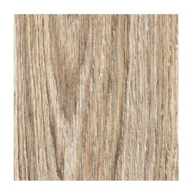 Aquadry Rustic oak effect 1 sided Shower Wall panel kit (L)2400mm (W)1000mm (T)10mm