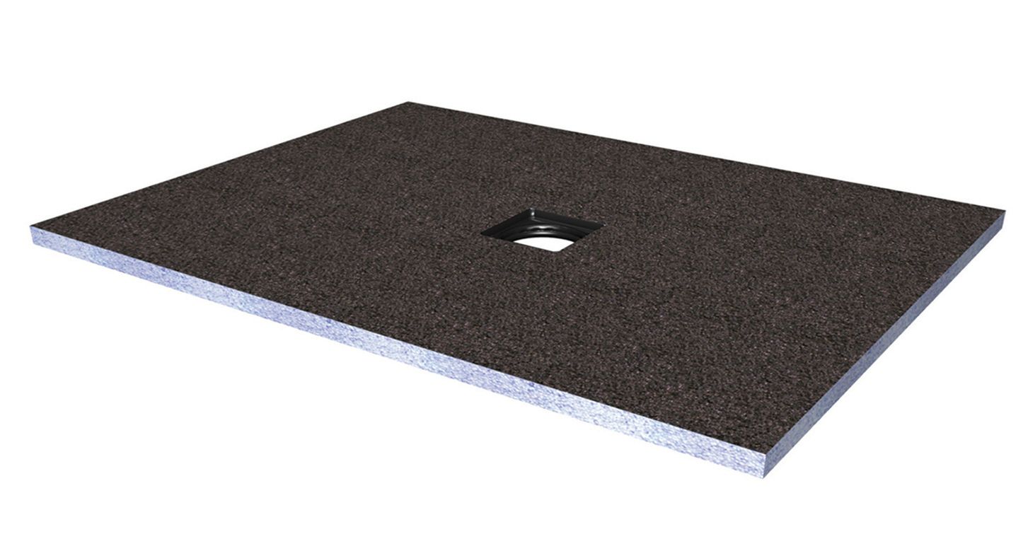 Aquadry Shower tray kit (L)160cm (W)90cm (H)3cm