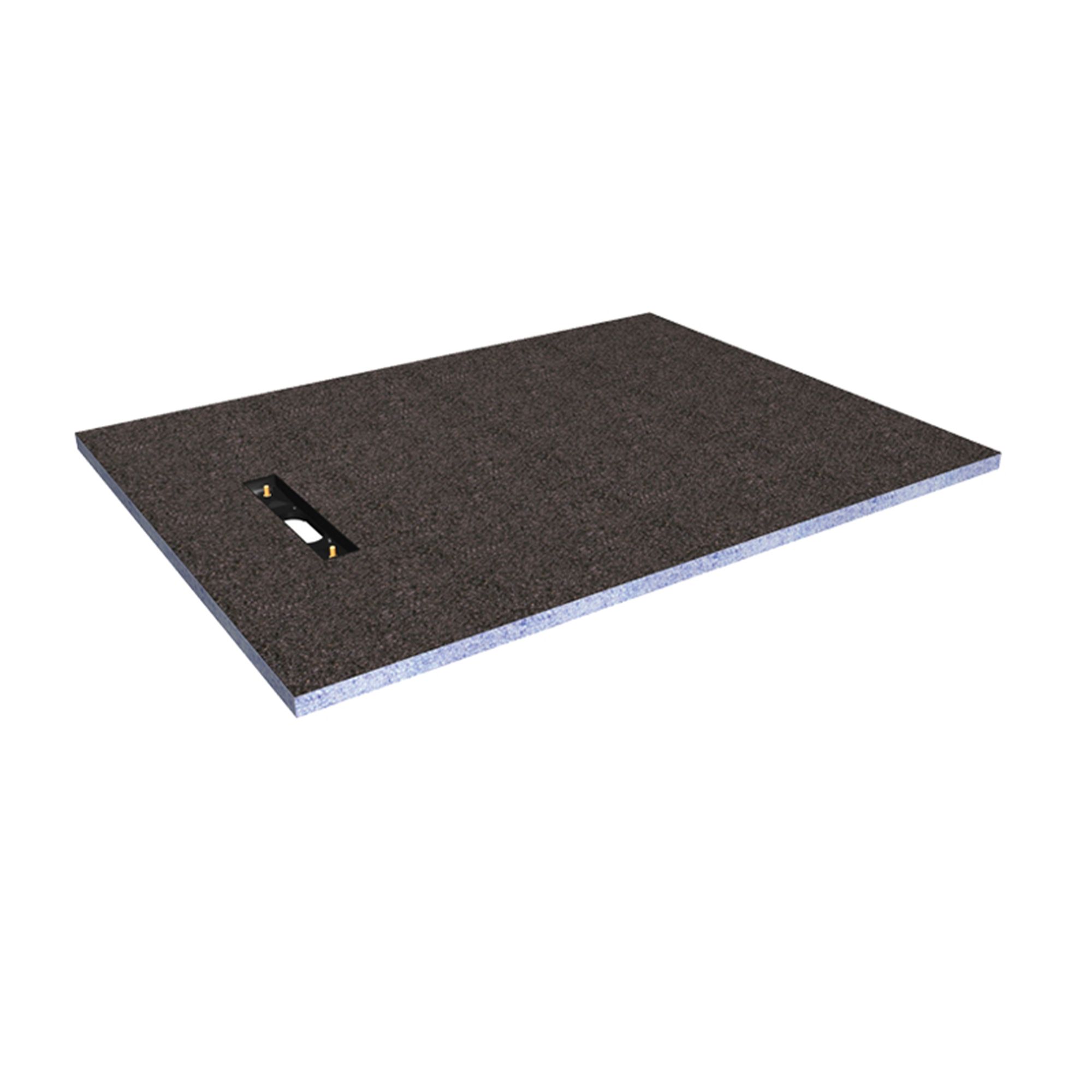 Aquadry Square End drain Shower tray (L)100cm (W)100cm (H)3cm