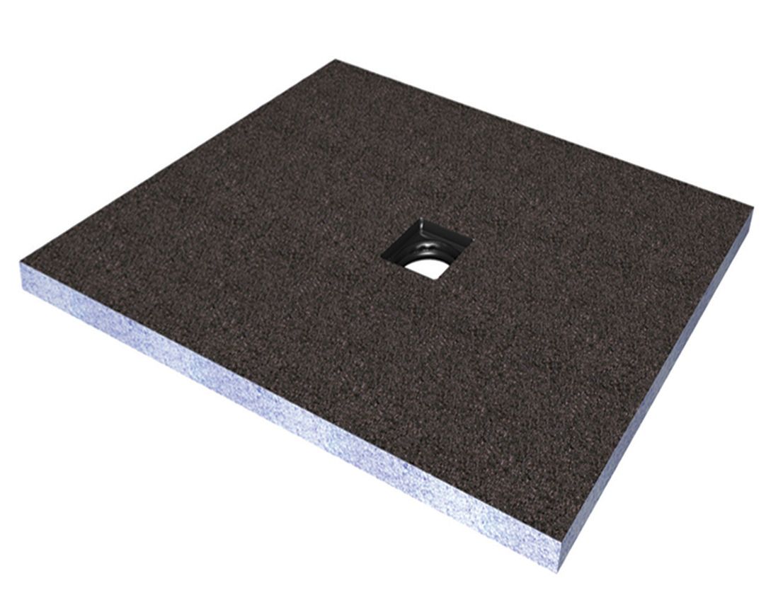 Aquadry Square Shower tray kit (L)120cm (W)120cm (H)3cm