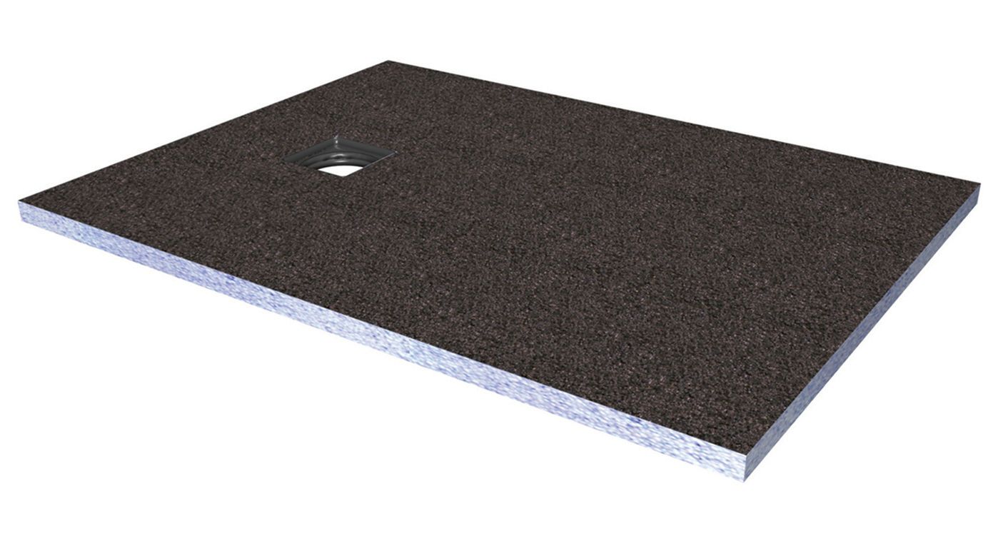 Aquadry Square Shower tray kit (L)120cm (W)90cm (H)3cm