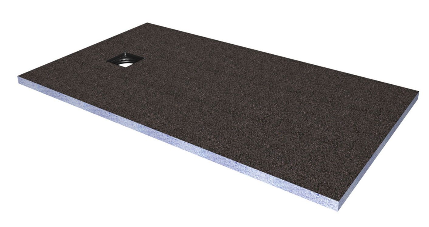 Aquadry Square Shower tray kit (L)140cm (W)90cm (H)3cm