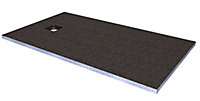 Aquadry Square Shower tray kit (L)160cm (W)90cm (H)3cm