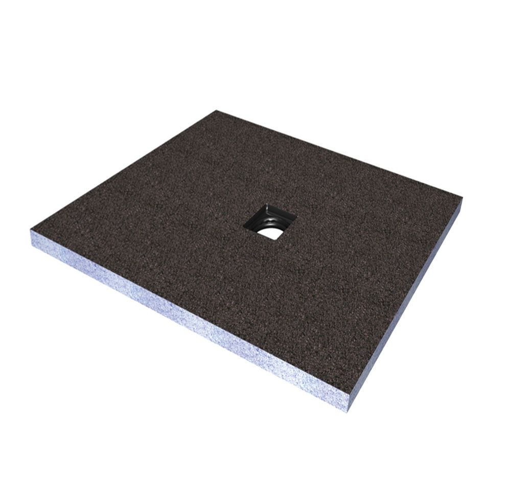 Aquadry Square Shower tray kit (L)90cm (W)90cm (H)3cm