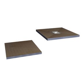 Aquadry Wetzone Shower tray kit (L)185cm (W)90cm (H)5cm