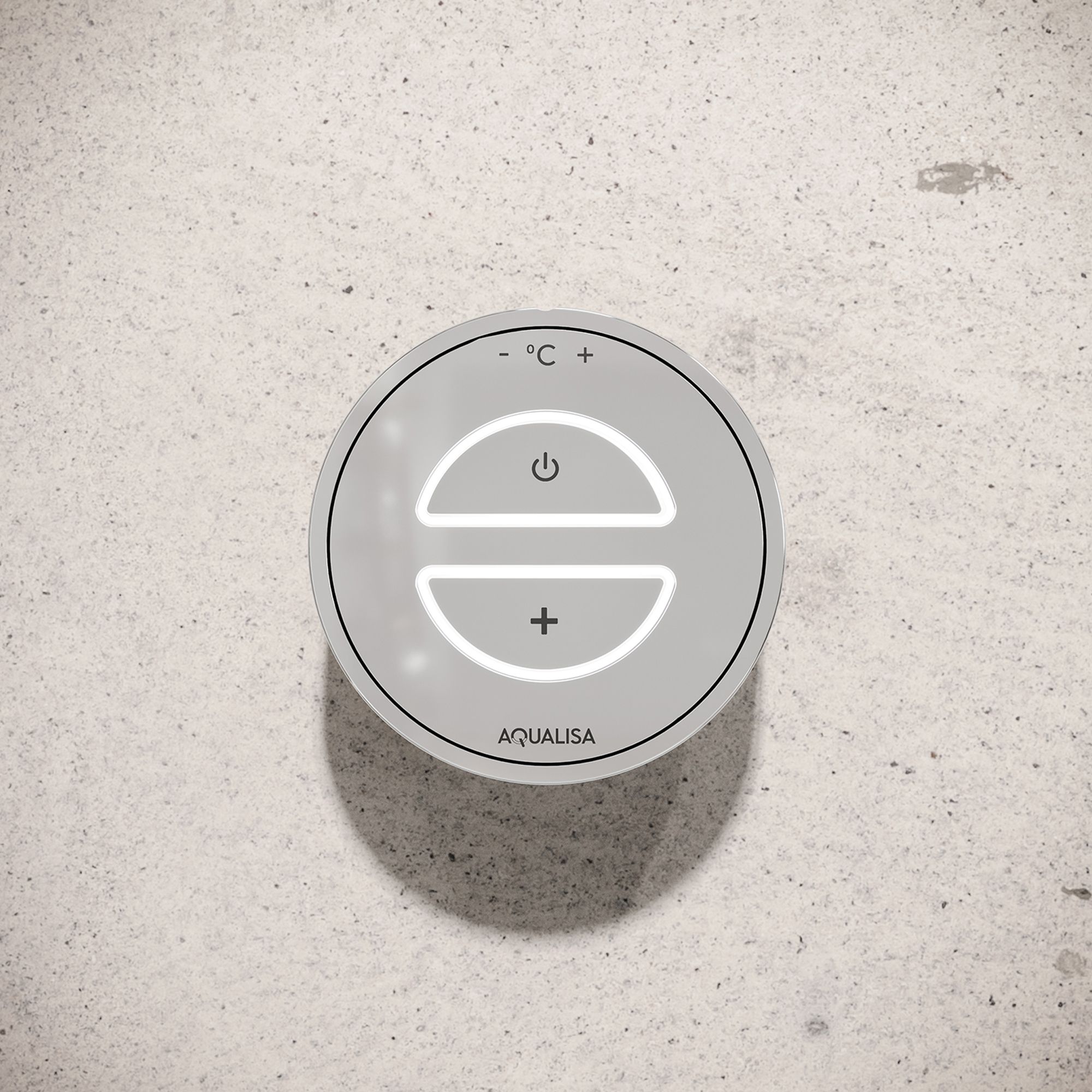 Aqualisa Smart Link Concealed valve Gravity-pumped Wall fed Smart Digital 4-spray pattern Shower with Adjustable head