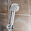 Aqualisa Smart Link Concealed valve Gravity-pumped Wall fed Smart Digital Shower with Adjustable
