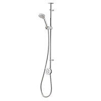 Aqualisa Smart Link Exposed valve HP/Combi Ceiling fed Smart Digital Shower with Adjustable