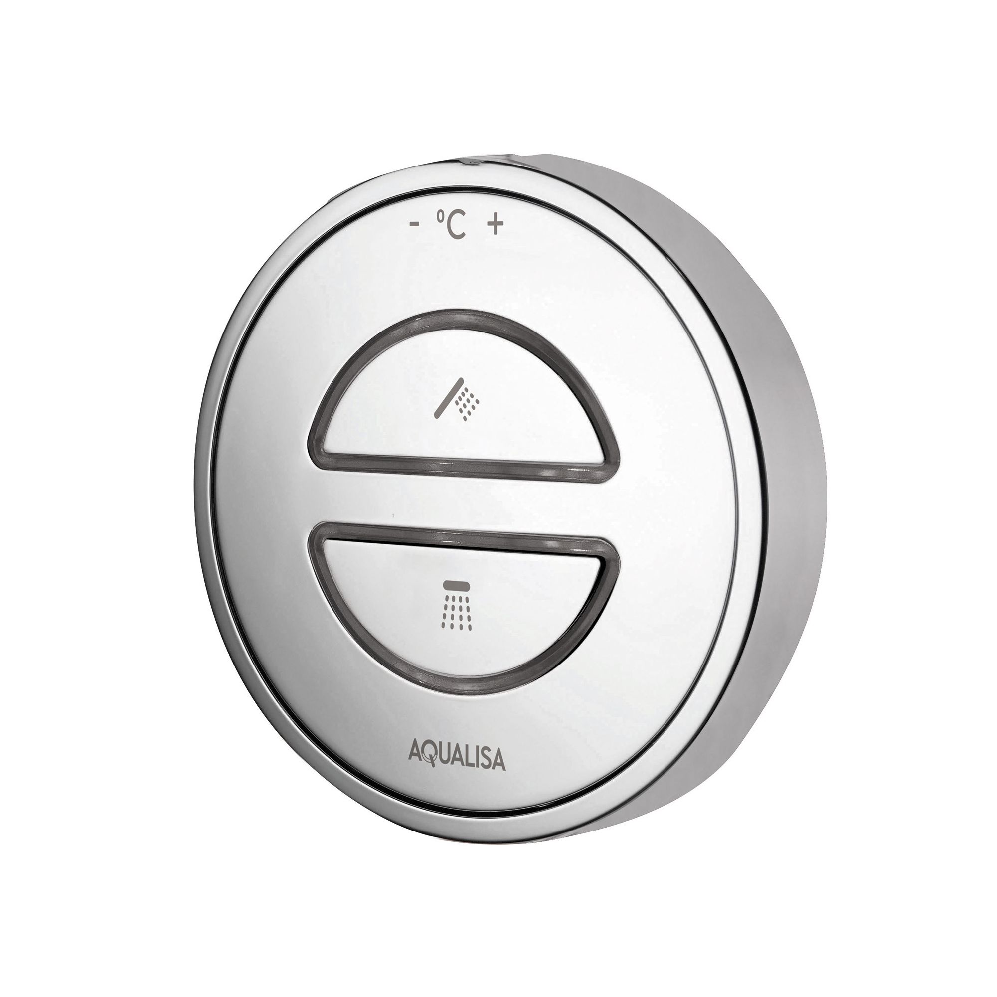 Aqualisa Smart Link Gravity-pumped Wall fed Smart Digital 4-spray pattern Shower with Adjustable & Fixed heads