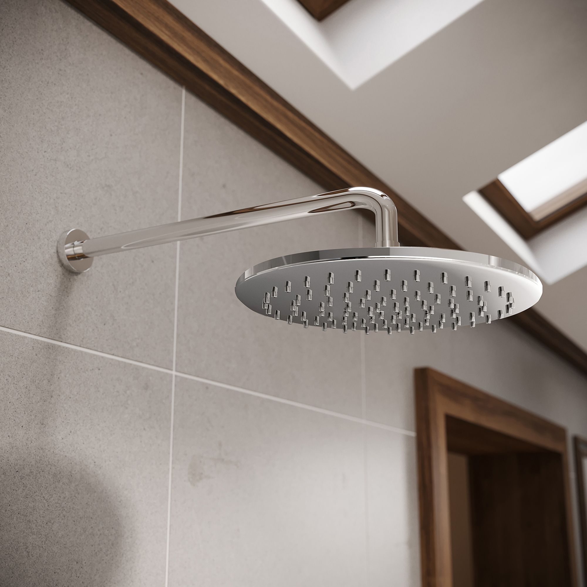 Aqualisa Smart Link Gravity-pumped Wall fed Smart Digital 4-spray pattern Shower with Adjustable & Fixed heads
