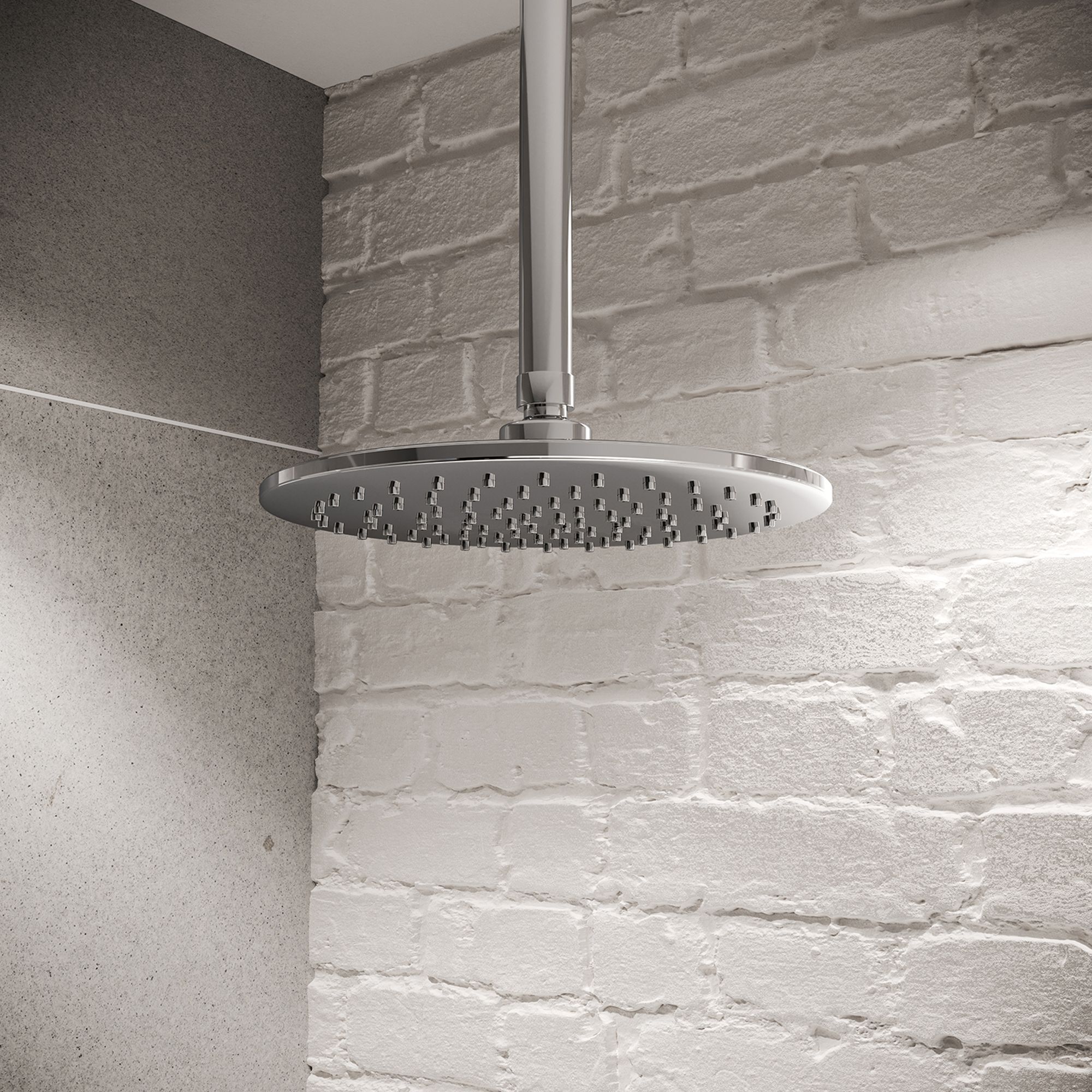 Aqualisa Smart Link HP/Combi Ceiling fed Smart Digital 4-spray pattern Shower with Adjustable head