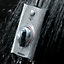 Aqualisa Visage Chrome effect Concealed valve Digital mixer Shower