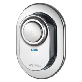 Aqualisa Visage Smart 2 Outlet Chrome effect Shower remote control