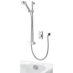 Aqualisa Visage Smart Chrome effect Concealed valve Shower