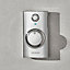 Aqualisa Visage Smart Chrome effect Rear fed High pressure Digital Concealed valve Adjustable HP/Combi Shower