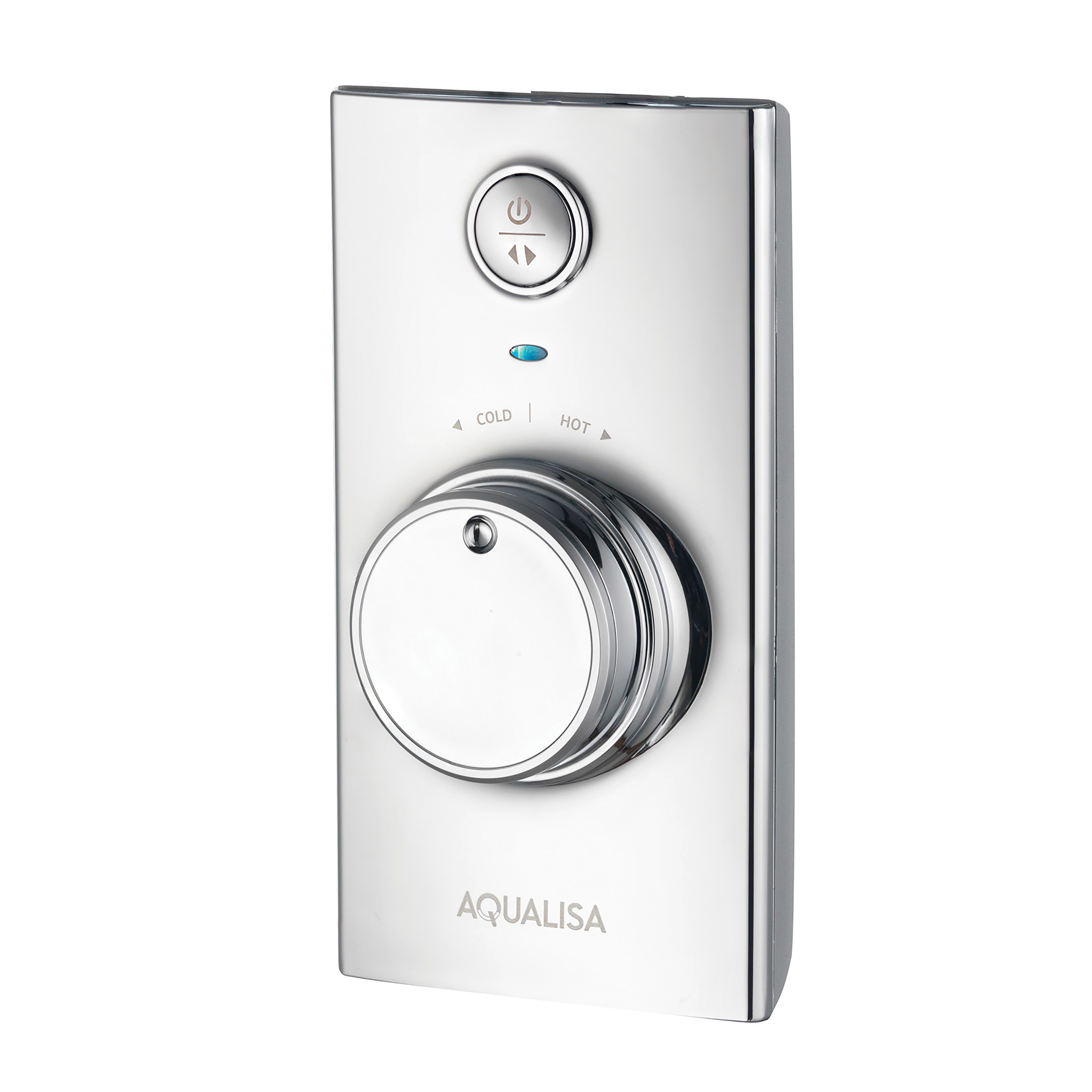 Aqualisa Visage Smart Concealed valve Gravity-pumped Wall fed Fixed head Smart Digital 4-spray pattern Shower Adjustable & Fixed Shower head