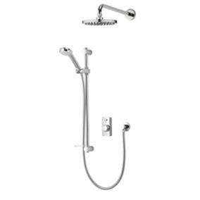Aqualisa Visage Smart Concealed valve Gravity-pumped Wall fed Smart Digital Shower with Adjustable