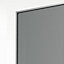 Aqualux AQ PRO Polished Silver Single Wet room glass screen (H)200cm (W)100cm
