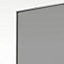 Aqualux AQ PRO Polished Silver Single Wet room glass screen (H)200cm (W)90cm