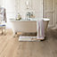 Aquanto Classic Beige Oak effect Laminate Flooring Sample
