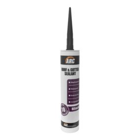 Arc Black Downpipes, gutters & roofs Roof & gutter sealant, 300ml