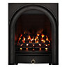 Arch Black Remote controlled Gas Fire
