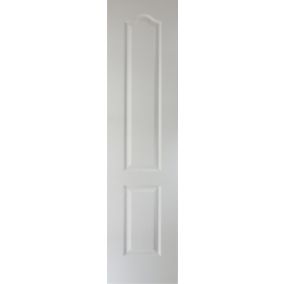 Arched 2 panel Archtop Unglazed Arched White Internal Door, (H)1981mm (W)457mm (T)35mm