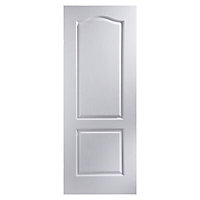 Arched Patterned White Internal Door, (H)1981mm (W)838mm (T)44mm