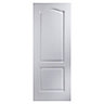 Arched Patterned White Internal Door, (H)1981mm (W)838mm (T)44mm