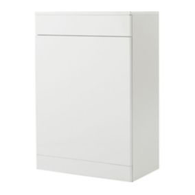 Ardenno Gloss White Toilet Cabinet (W)550mm (H)810mm