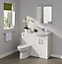 Ardenno Gloss White Toilet Cabinet (W)550mm (H)810mm
