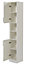 Ardenno Tall Gloss White Single Cabinet (H)182cm (W)30cm
