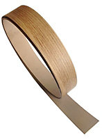 Arlington Oak Wood effect Worktop edging tape, (L)1.5m