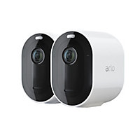 Arlo Pro 3 White Smart battery-powered IP camera, Pack of 2