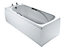 Armitage Shanks Sandringham White Acrylic Rectangular Straight Bath (L)1685mm (W)695mm